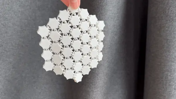Flexi hexagonal coaster
