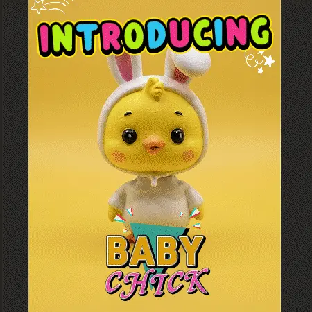 Baby Chick "Clicky-Clack" Clicker