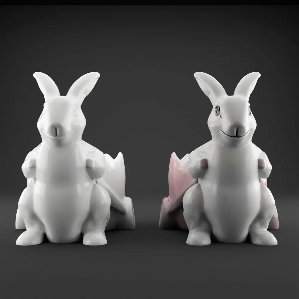 Easter Bunny Planter candy container for Cute Home Decor