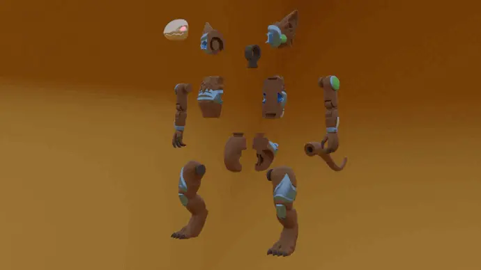 FURRY TOY PRINT ON PLACE: PROTOGEN TOY