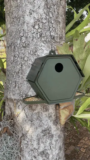 Modular Bird House with Feeders | Expandable Bird Community