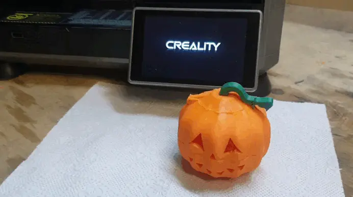 Halloween pumpkin with a funny secret :) !
