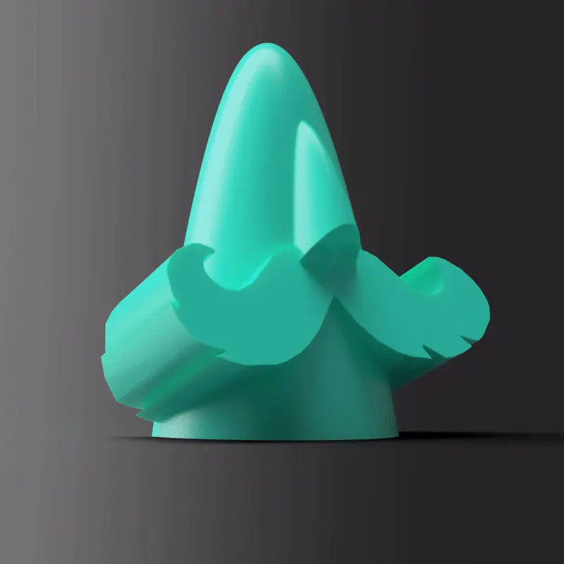 Moustache Man - Eye Glass Holder For Desk - Support Free!