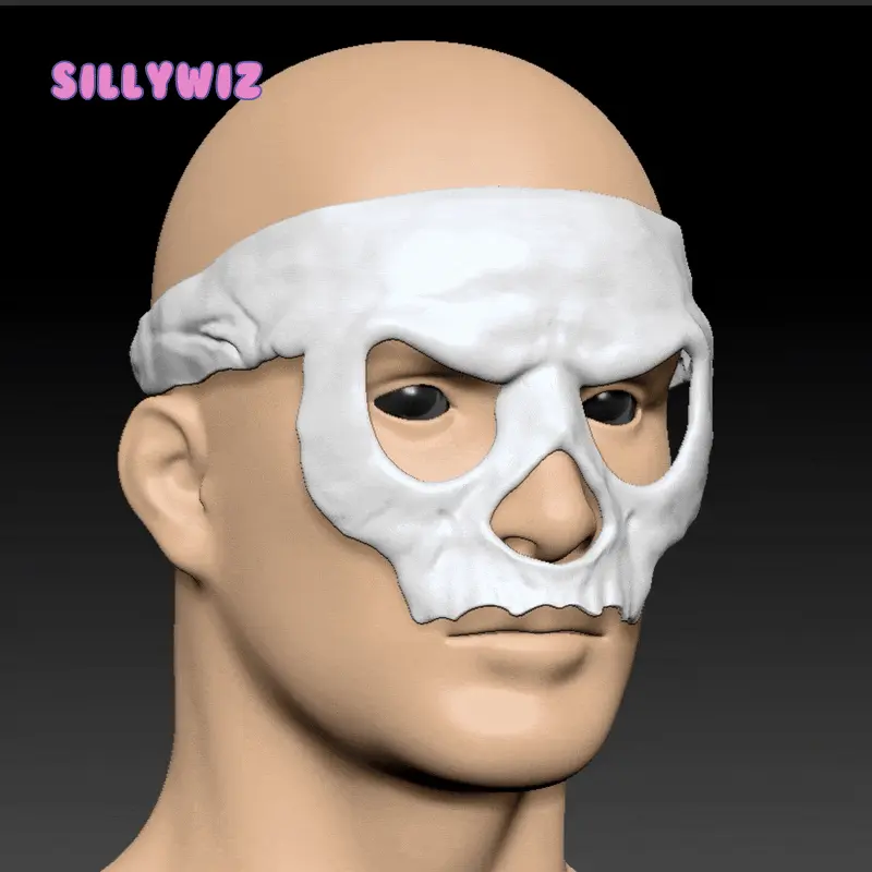 Skull Goggles – Halloween – Quick Print – No Support