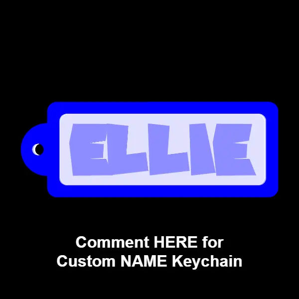 Ellie- keychain
