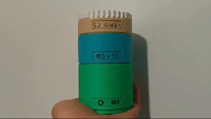 Cylindrical Stackable Containers - Twist Lock