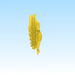 model of 2 heads eagle, for cosplay, wallart etc