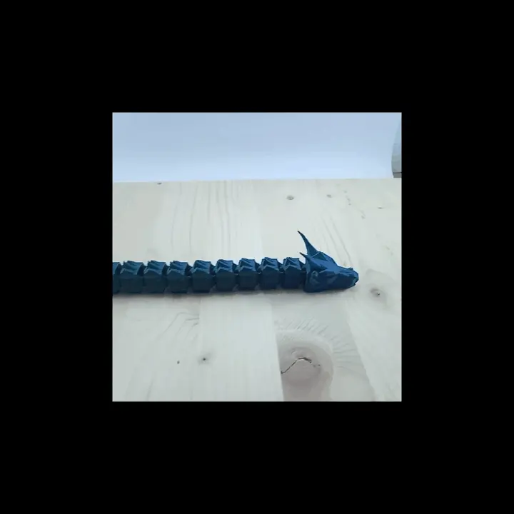 Dragon Articulated Short Low-Poly