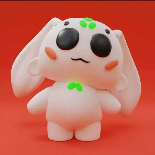 Cute Rabbit,Cute plant,Dwarf Buddy,Cute Luna ghost and kirby