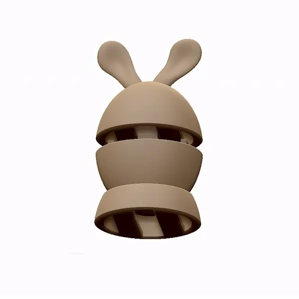 EASTER BUNNY-EGG ( MOVABLE )