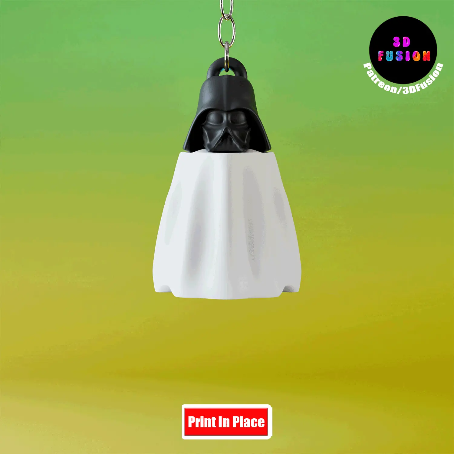 Darth Vader Ghost ⭐⚔🤺 X 👻: Funny Fidget Toy & Keychain