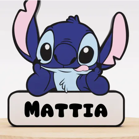 Stitch Lightbox with Your Name / LED Lamp