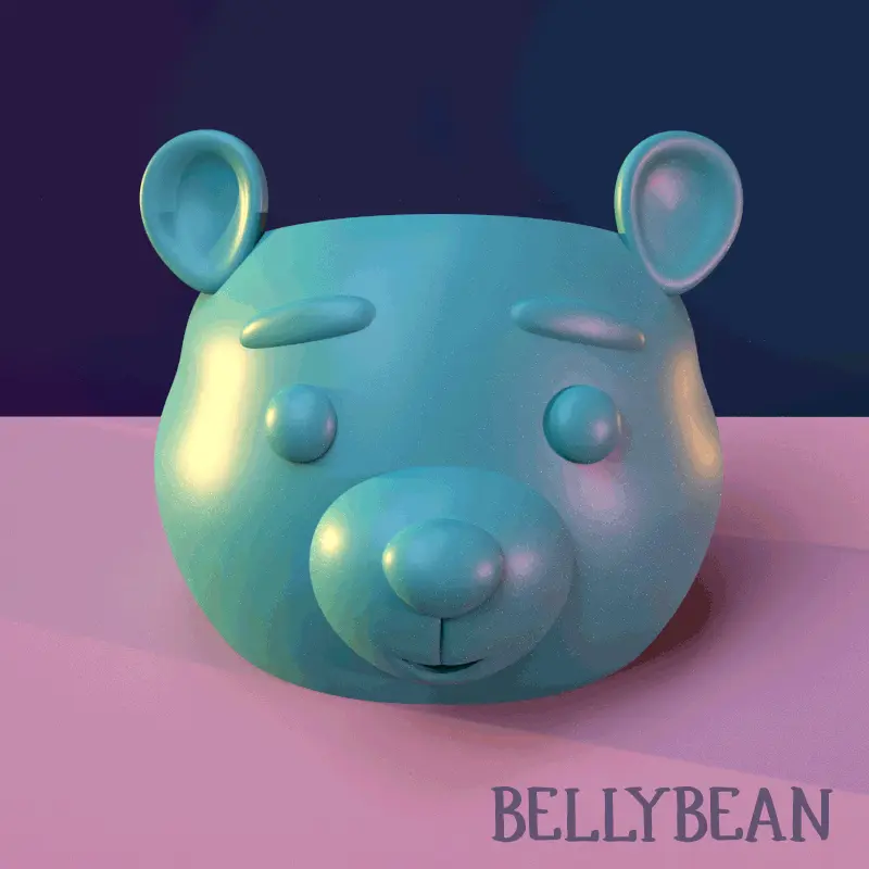 Cute Bear Yarn Bowl Holder for Knitting Crochet | Hobby