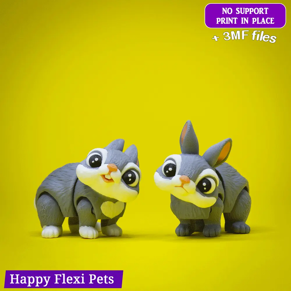 Little Bunny the articulated flexi toy