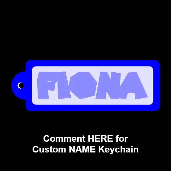 Fiona- keychain