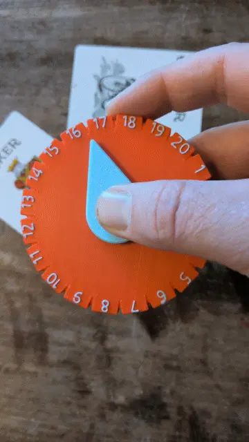 D20 Fidget Spinner Wheel