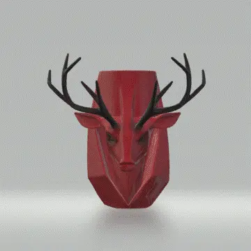 Deer Vase - Modern, Minimalist