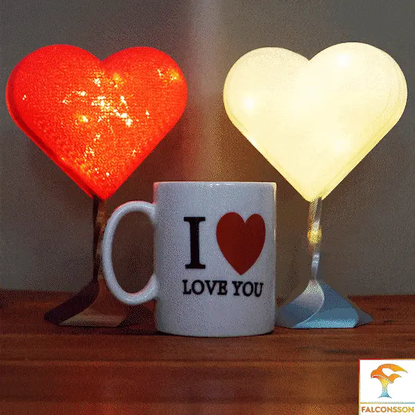 Elegant Heart Lamp