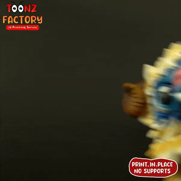 PRINT-IN-PLACE CUTE FLEXI YETI ARTICULATED