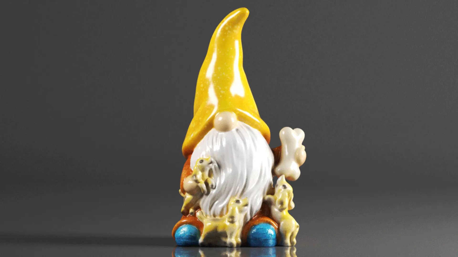 FLJZCZM Garden Gnome Statue