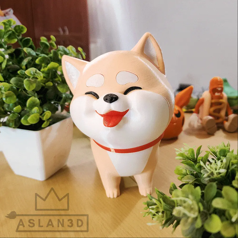 Shiba Inu - Multiparts +3MF