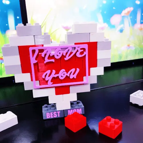 🧱❤️👩‍👧‍👦Brick Heart Mother's Day Gift👩‍👧‍👦❤️🧱