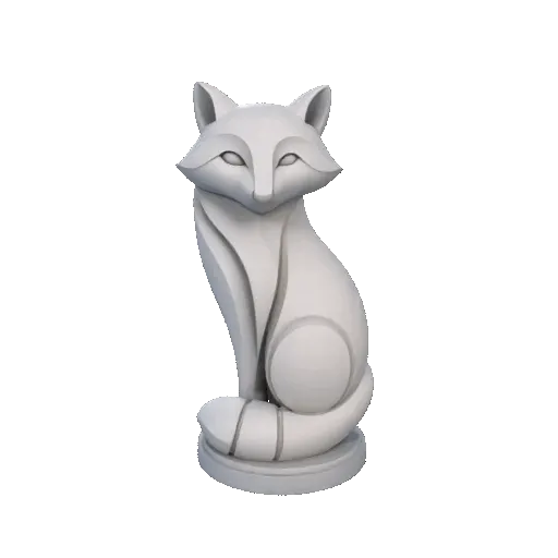 Minimalist Raccoon Sculpture 3D print model
