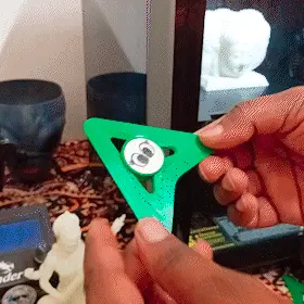 Creality logo, Cuva, CiCi Fidget and Thread Fidget spinners