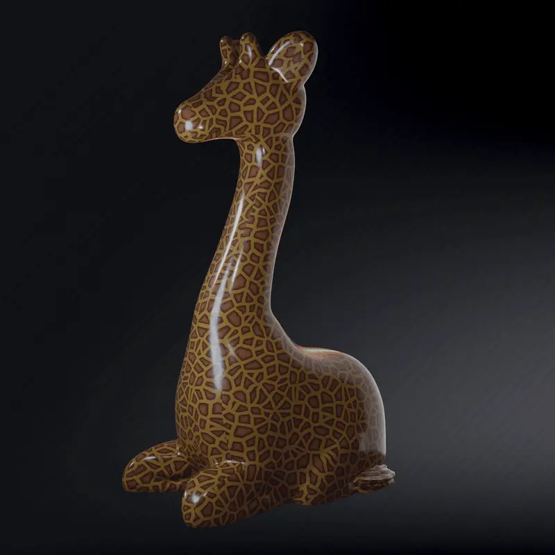 Giraffe Minimalist Sculpture Ornament 🦒