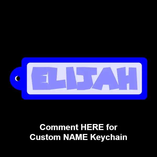 Elijah- keychain