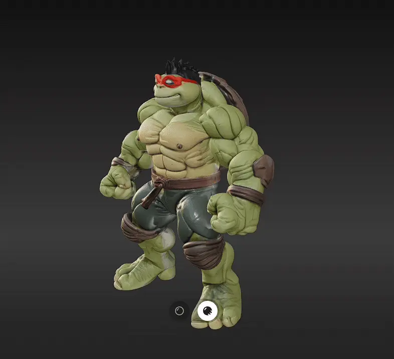 Hulk - Ninja Turtle Style
