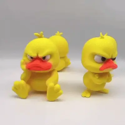 Decorative sculpture design home minimalist angry duck