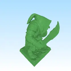 Fanart night goblin with shield D&D DSA Heroquest