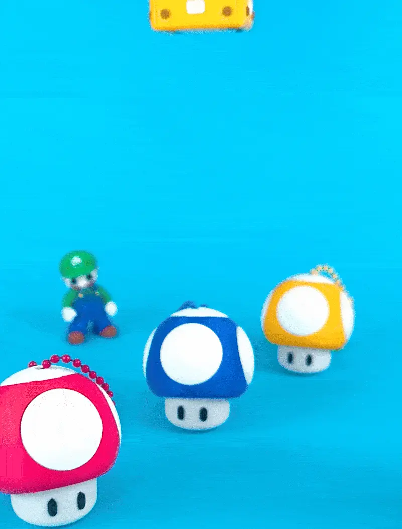 Flexi Super Mario & Luigi (Toy, Keychain & Magnet)