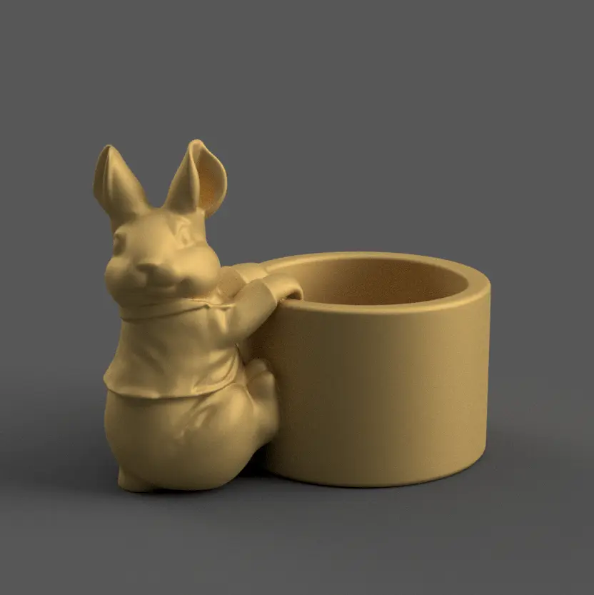 Cute Bunny Planter – candy container for Easter Home Decor