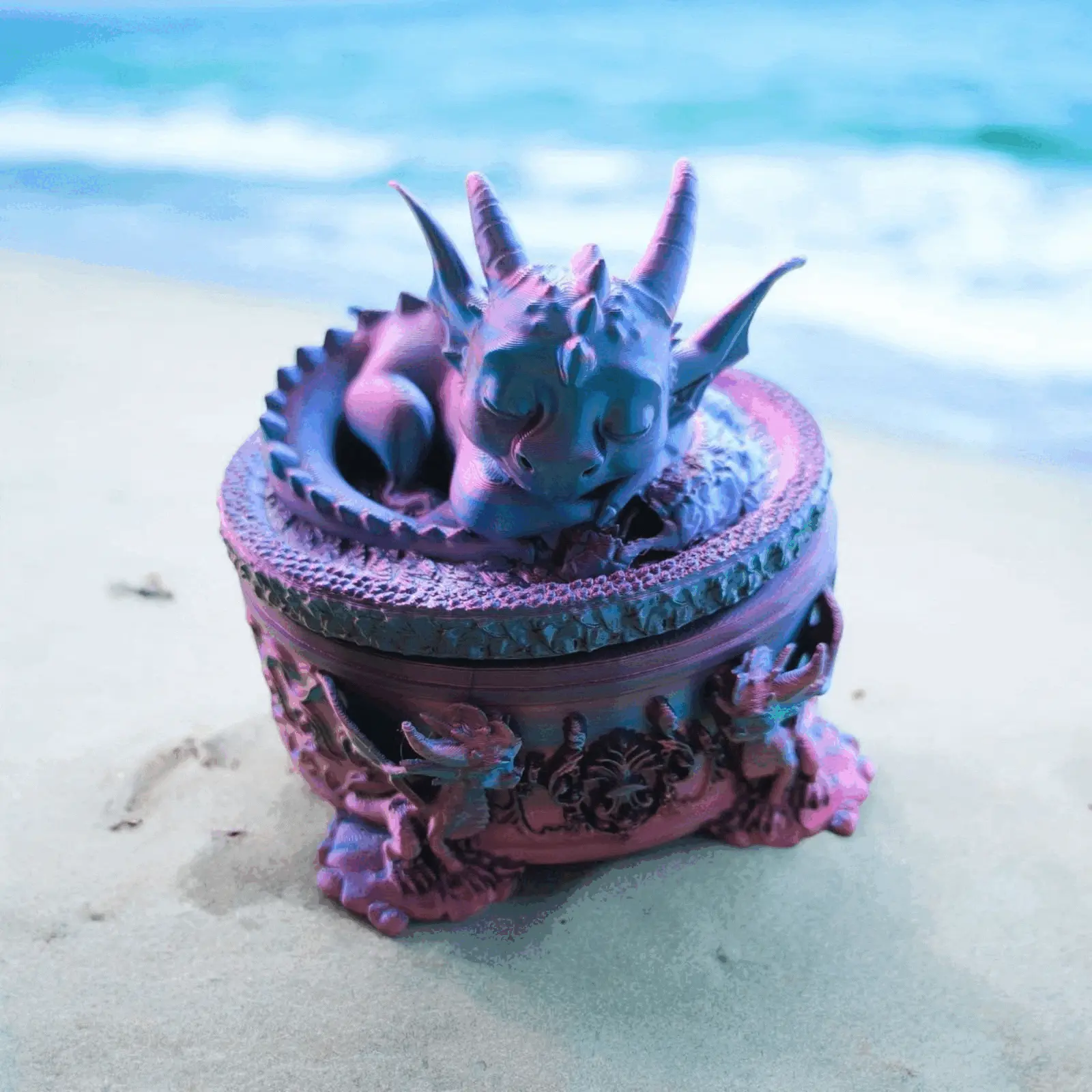 Dragon box - painted 3mf