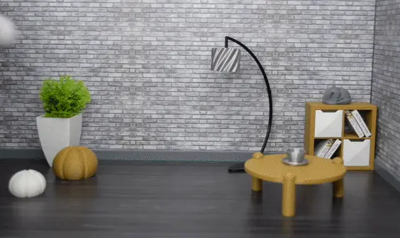 Modern dollhouse sofa 1:12 scale - miniature doll furniture.