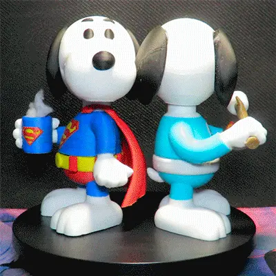 SUPER SNOOPY EQUIPO DC VS FANTASTIC SNOOPY EQUIPO MARVEL