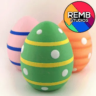 🥚 Easter Egg Container – Twist Lock Design (3 Variations!)