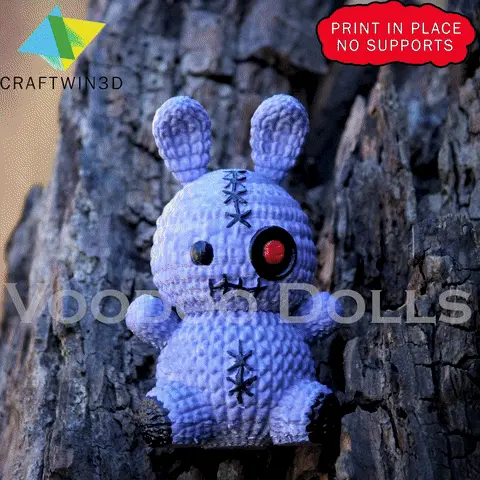 PRINT IN PLACE CUTE VOODOO DOLLS NO SUPPORTS