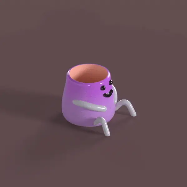 Cute Sitting Planter