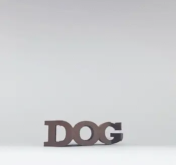 Text Flip - Dog