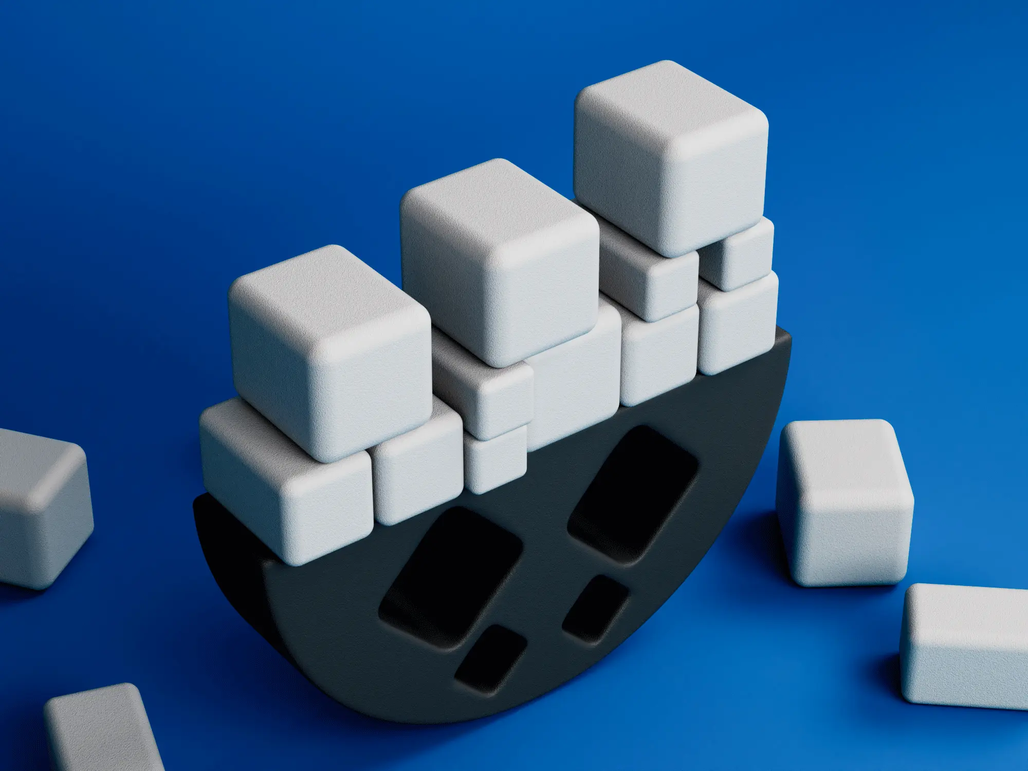 Balancing Arc Game | Gravity Stacking Challenge