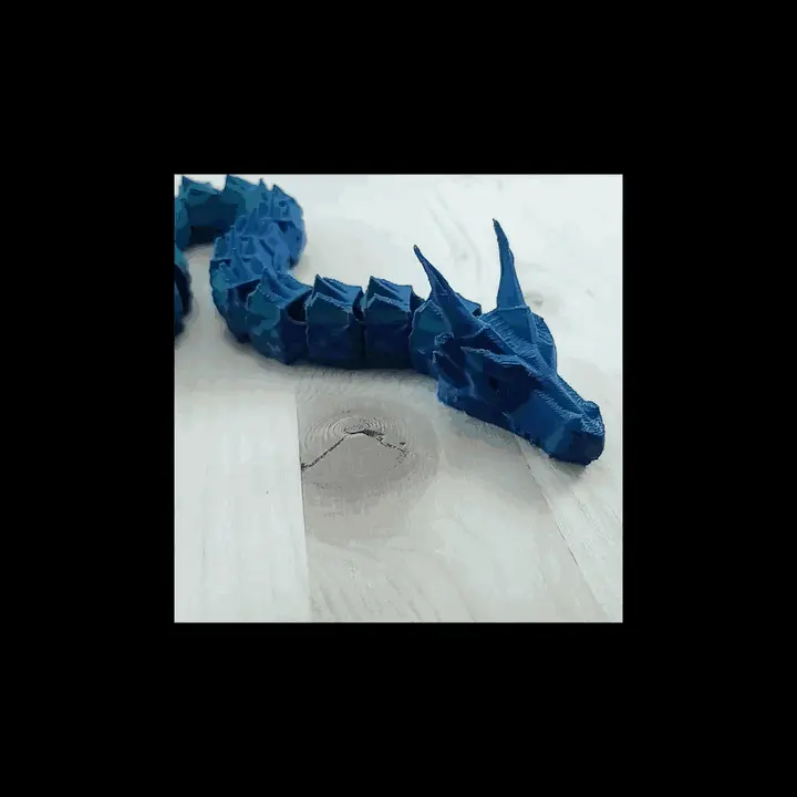 Dragon Articulated Long Low-Poly