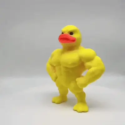 Decorative sculpture design home minimalist muscle duck