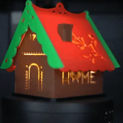 Christmas Tealight Kit Card House