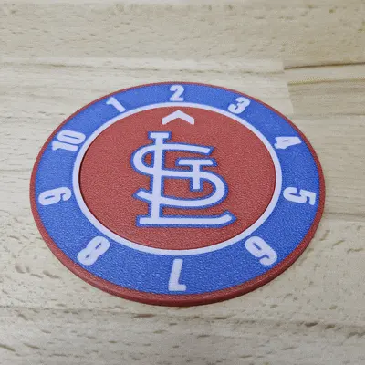 St Louis Cardinals - Drink Count Coaster - Multi Color