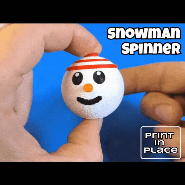 Snowman Fidget Ball Spinner