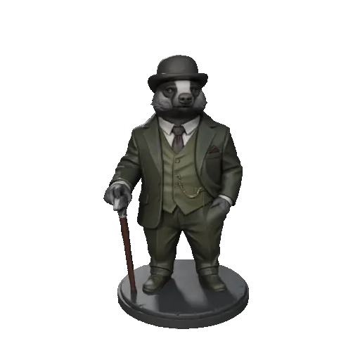 Gentlebadger in Bowler Hat