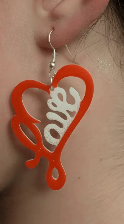 Love Heart Earrings – The Perfect Valentine's DIY Gift